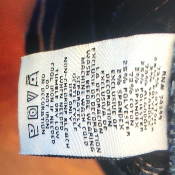 Dkny Jean Jegging Dark Wash like New - Picture 4 of 5